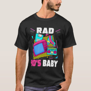 Retro 90s Rad Baby Aesthetic Nostalgia 1990s Radio T-Shirt
