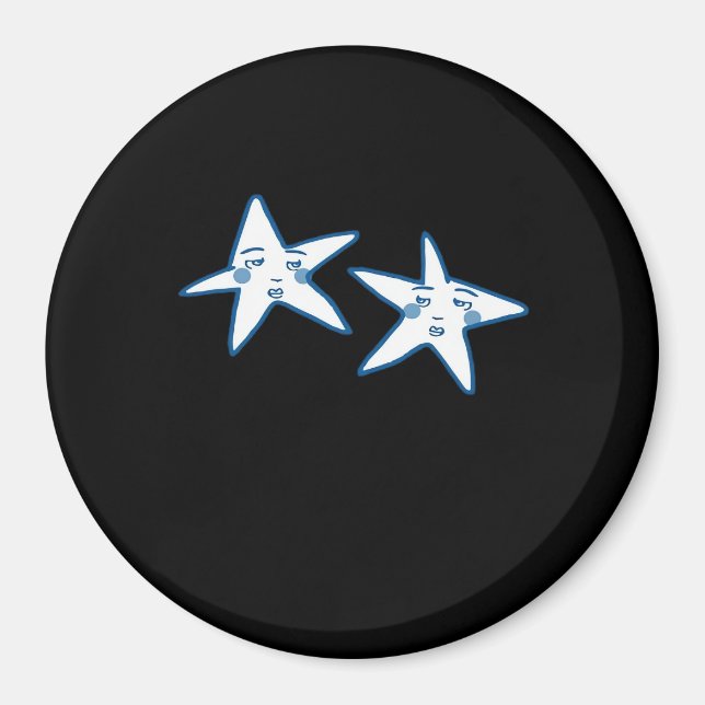 Retro 90s Whimsigoth Aesthetic Magnet (Front)