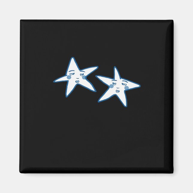 Retro 90s Whimsigoth Aesthetic Magnet (Front)