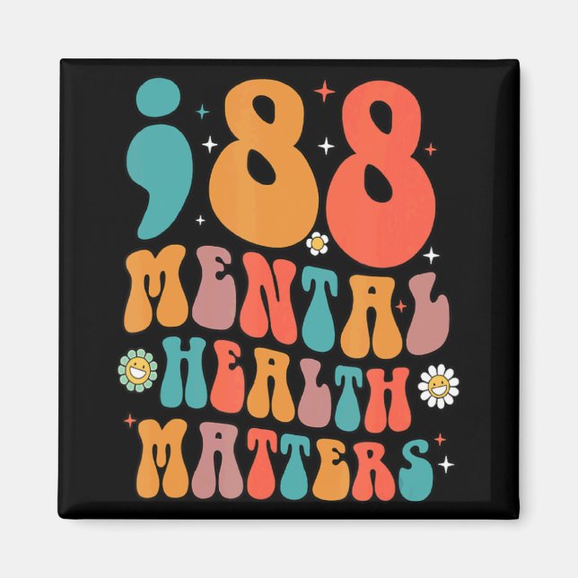 Retro 988 Mental Health S Suicide Prevention  Magnet (Front)
