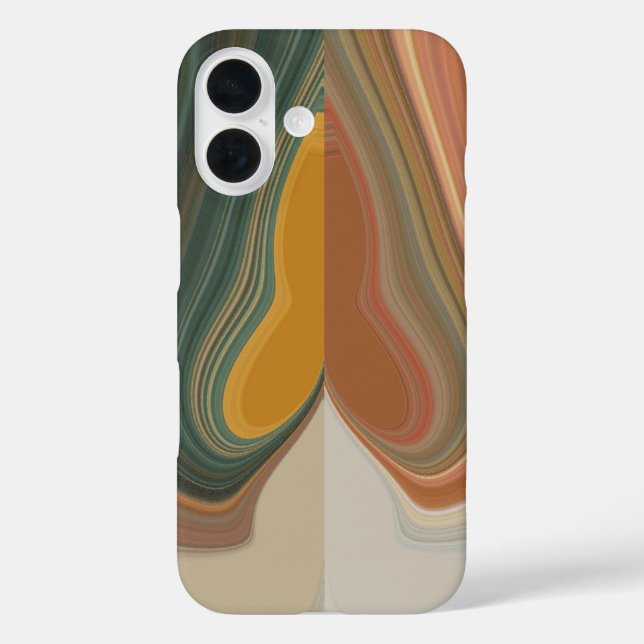 Retro Abstract Art Print Case-Mate iPhone Case (Back)