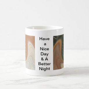 Retro Abstract Art Print Coffee Mug