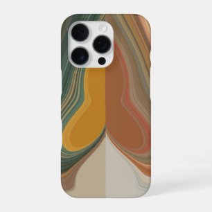 Retro Abstract Art Print iPhone 16 Pro Case