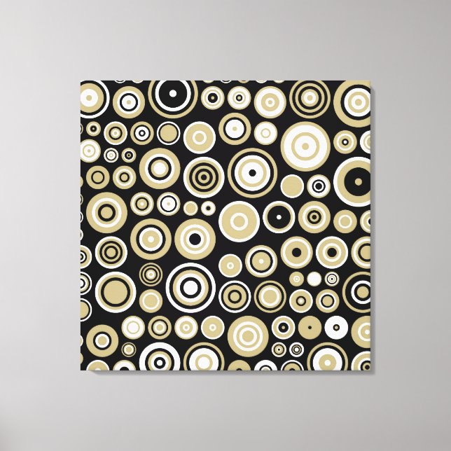 Retro Abstract Art  - Wrapped Canvas (Front)