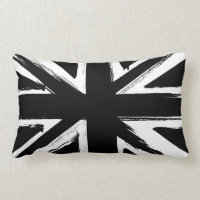 Retro abstract black union jack design