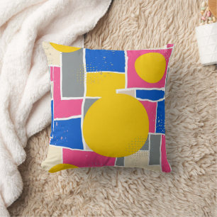 Retro Abstract Brushstroke (15) Cushion