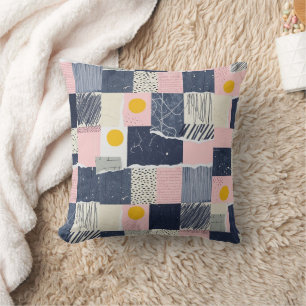 Retro Abstract Brushstroke (1) Cushion