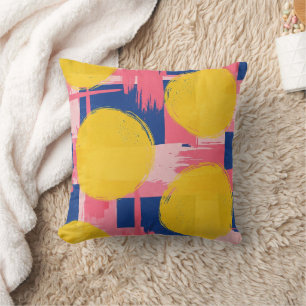 Retro Abstract Brushstroke (3) Cushion