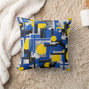 Retro Abstract Brushstroke (7) Cushion