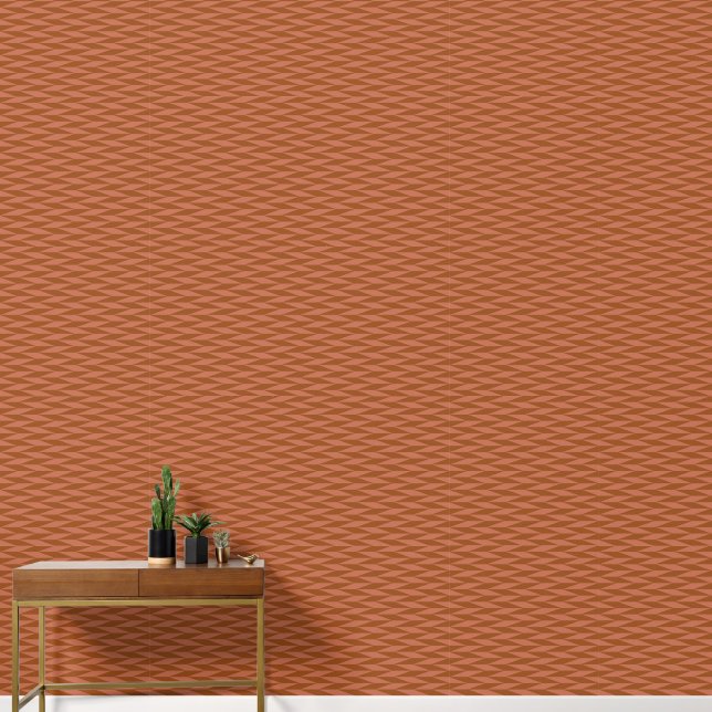 Retro abstract geometric herringbone pattern. wallpaper (Hallway)