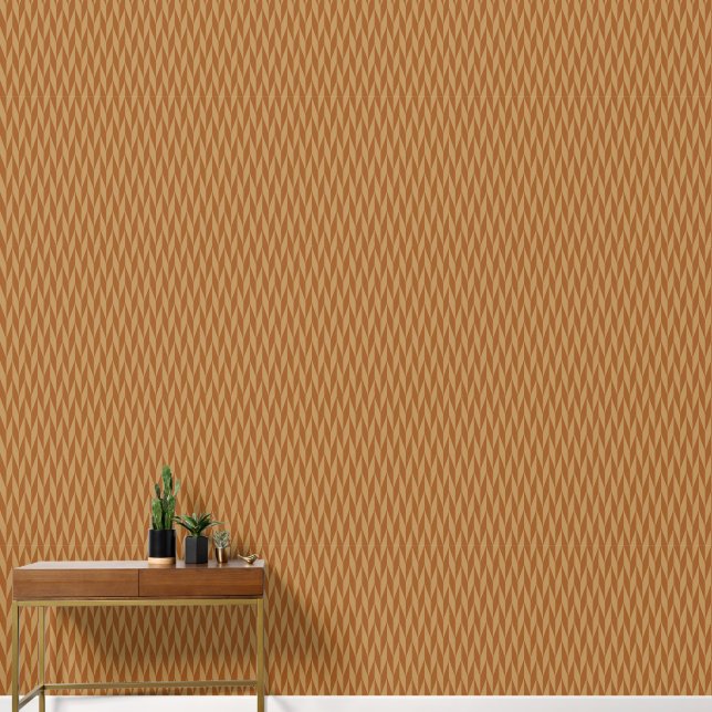 Retro abstract geometric herringbone pattern. wallpaper (Hallway)