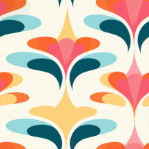 Retro Abstract Wallpaper – Vibrant Wall Design