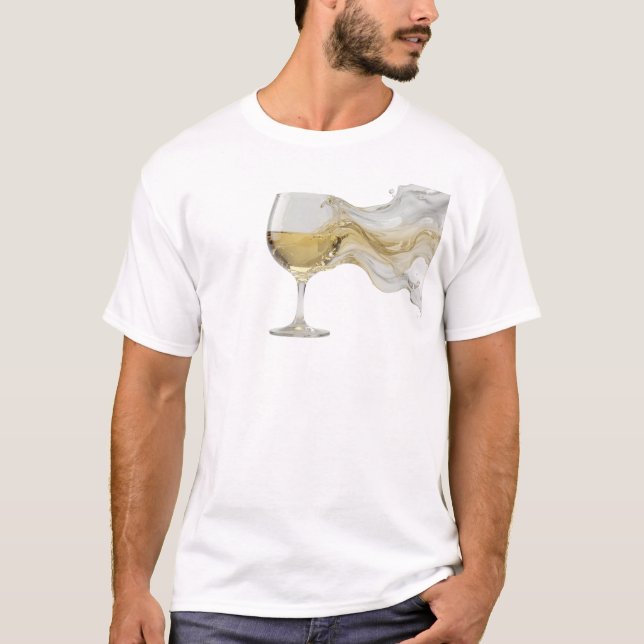 Retro ABSTRACT WINE Custom Creation T-Shirt (Front)