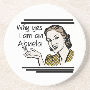 Retro Abuela Gifts Coaster