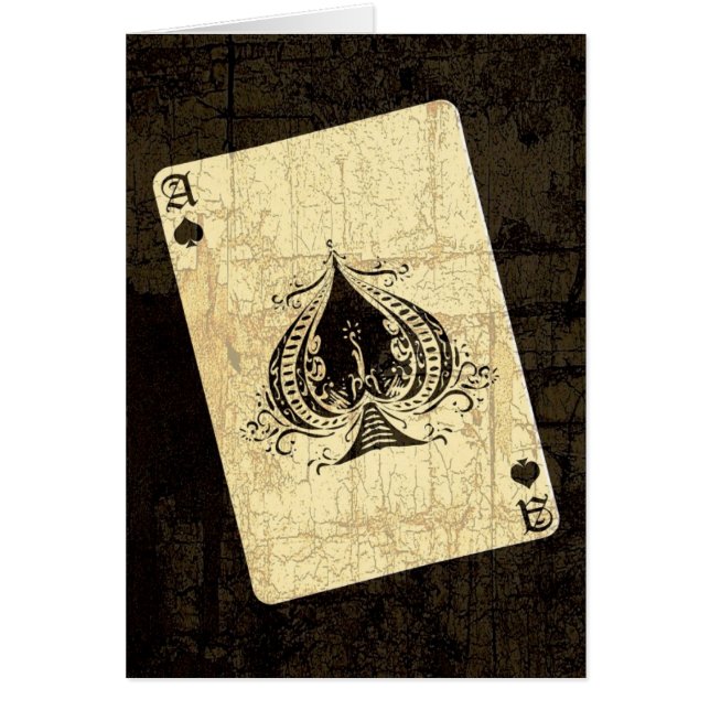 Retro Ace of Spades (Front)