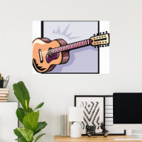 Retro Acoustic 12-String Guitar