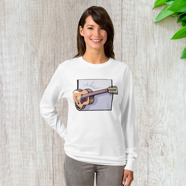 Retro Acoustic 12-String Guitar  T-Shirt (Creator Uploaded)