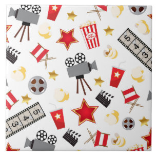Retro Acting Movies Theatre/Theatre Tile
