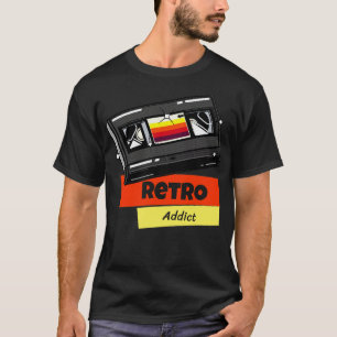 Retro Addict Video Cassette Tape 80s T-Shirt