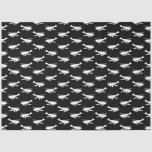 Retro Aeroplane Design Antique Plane Art Aviation Tissue Paper