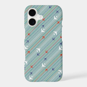 Retro Aeroplane Pattern iPhone 8/8S Case