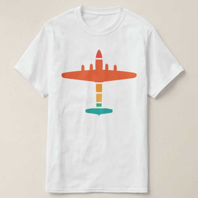 retro aeroplane T-Shirt (Design Front)