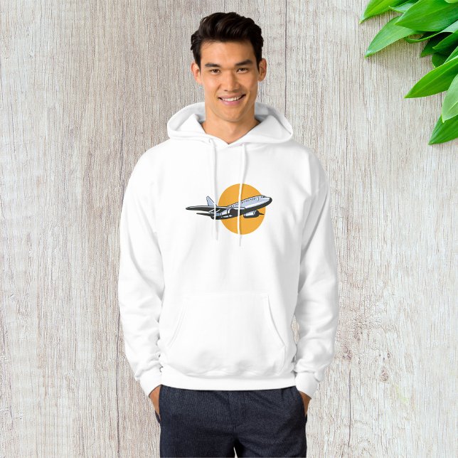 Retro Aeroplane Vintage Jet Travel Art Design  Hoodie (Creator Uploaded)