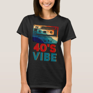 Retro Aesthetic Costume Party Outfit 40s Vibe T-Shirt