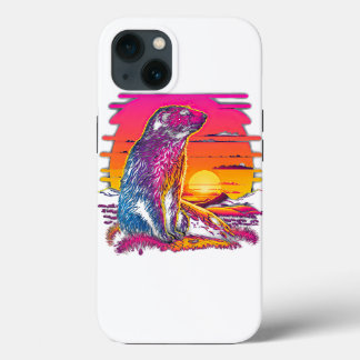 Retro Aesthetic Groundhog 45 iPhone 13 Case
