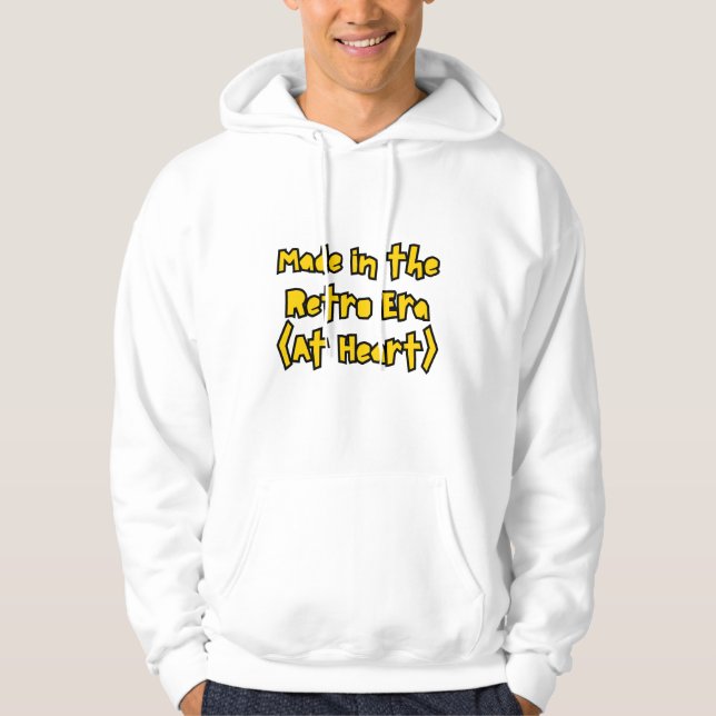 Retro Aesthetic Hoodie – Classic Minimalist  (Front)