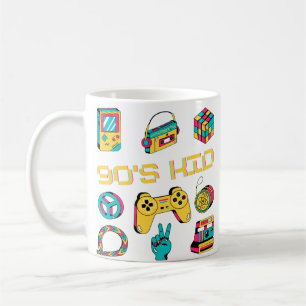 Retro Aesthetic Memories of 90s Kid Coffee Mug