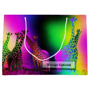 Retro Africa 1 Options Large Gift Bag