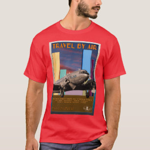 Retro Airline travel DC302a T-Shirt