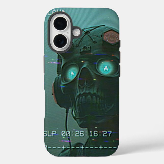 Retro alien on the VCR Case-Mate iPhone Case (Back)