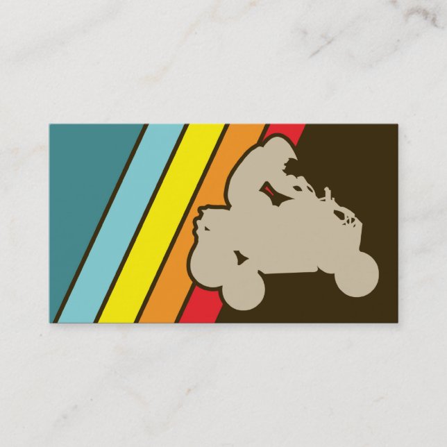 retro all-terrain vehicles business card (Front)