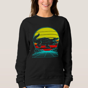 Retro Alligator Vaporwave Sweatshirt