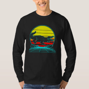 Retro Alligator Vaporwave T-Shirt