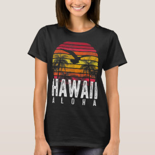 Retro Aloha Hawaii Hawaiian Island 1980s Vintage T-Shirt