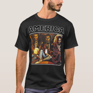 Retro America Band Rock Gift For Fans T-Shirt
