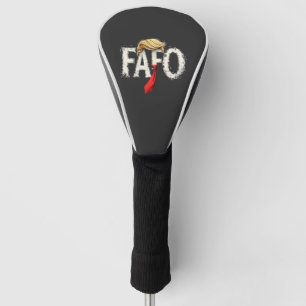 Retro American Donald Trump FAFO USA Flag Patriot Golf Head Cover