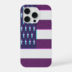Retro American Flag  iPhone 15 Pro Case