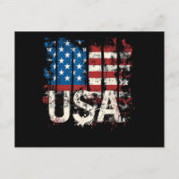 Retro American Flag USA 4th of July