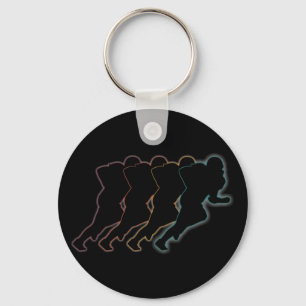Retro  American football Artwork Key Ring