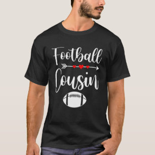 Retro American Football Cousin Funny Sports Footba T-Shirt