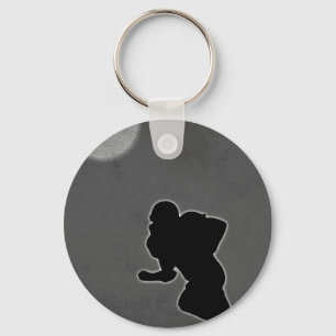 Retro American football design Key Ring