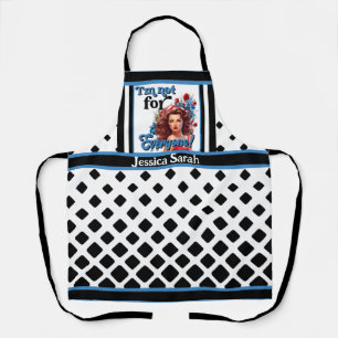 Retro American Pinup_ Not For Everyone Apron