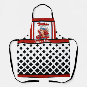 Retro Americana Pinup_ Sunshine Mixed Apron