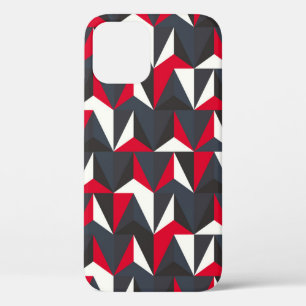 Retro and Vintage style with geometric shape, ill iPhone 12 Case