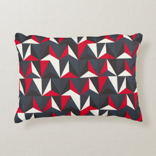 Retro and Vintage style with geometric shape,  ill Decorative Cushion
