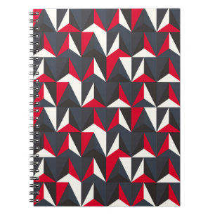 Retro and Vintage style with geometric shape, ill Notebook